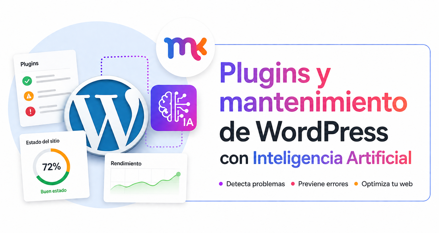 Plugins y mantenimiento de WordPress con Inteligencia Artificial